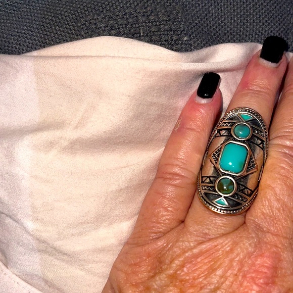 Silver& Turquoise ring - Reposhing. - Picture 6 of 6